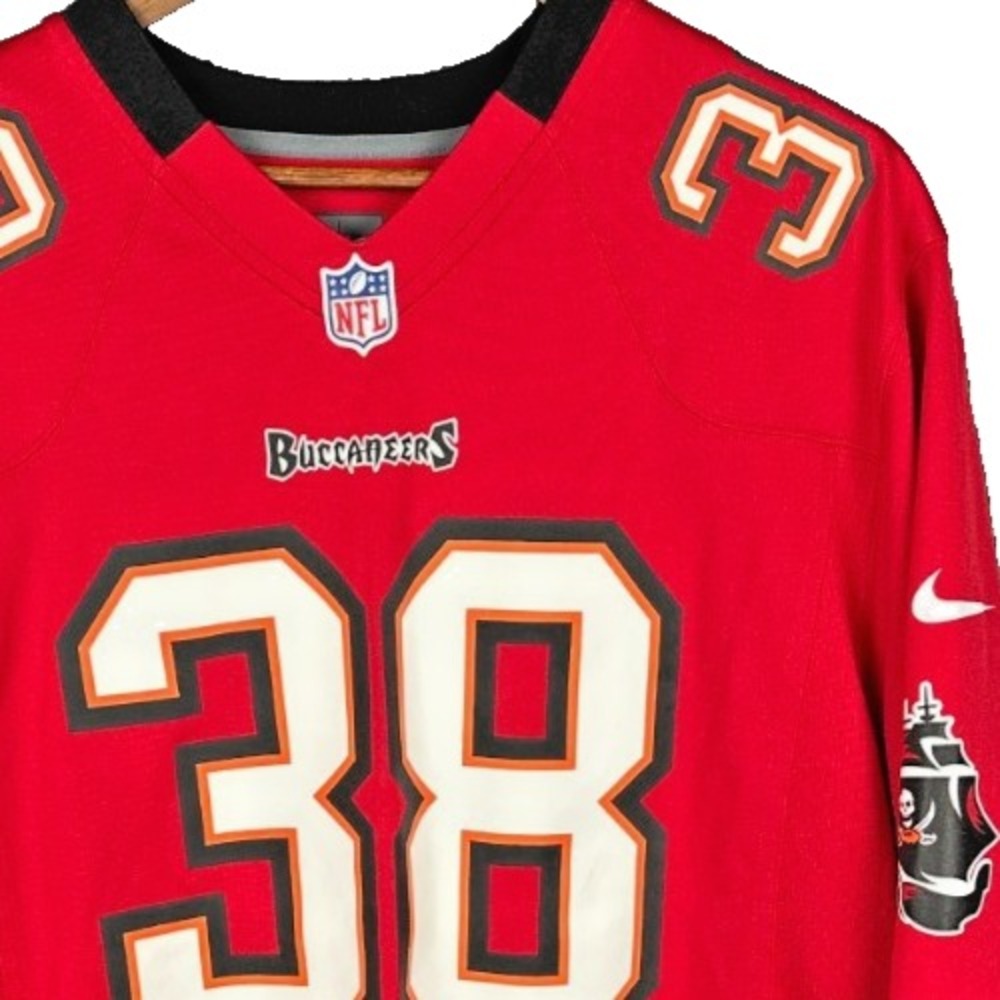 Nike Tampa Bay Buccaneers Dashon Goldson Jersey Mens XL Red NFL On Field 38